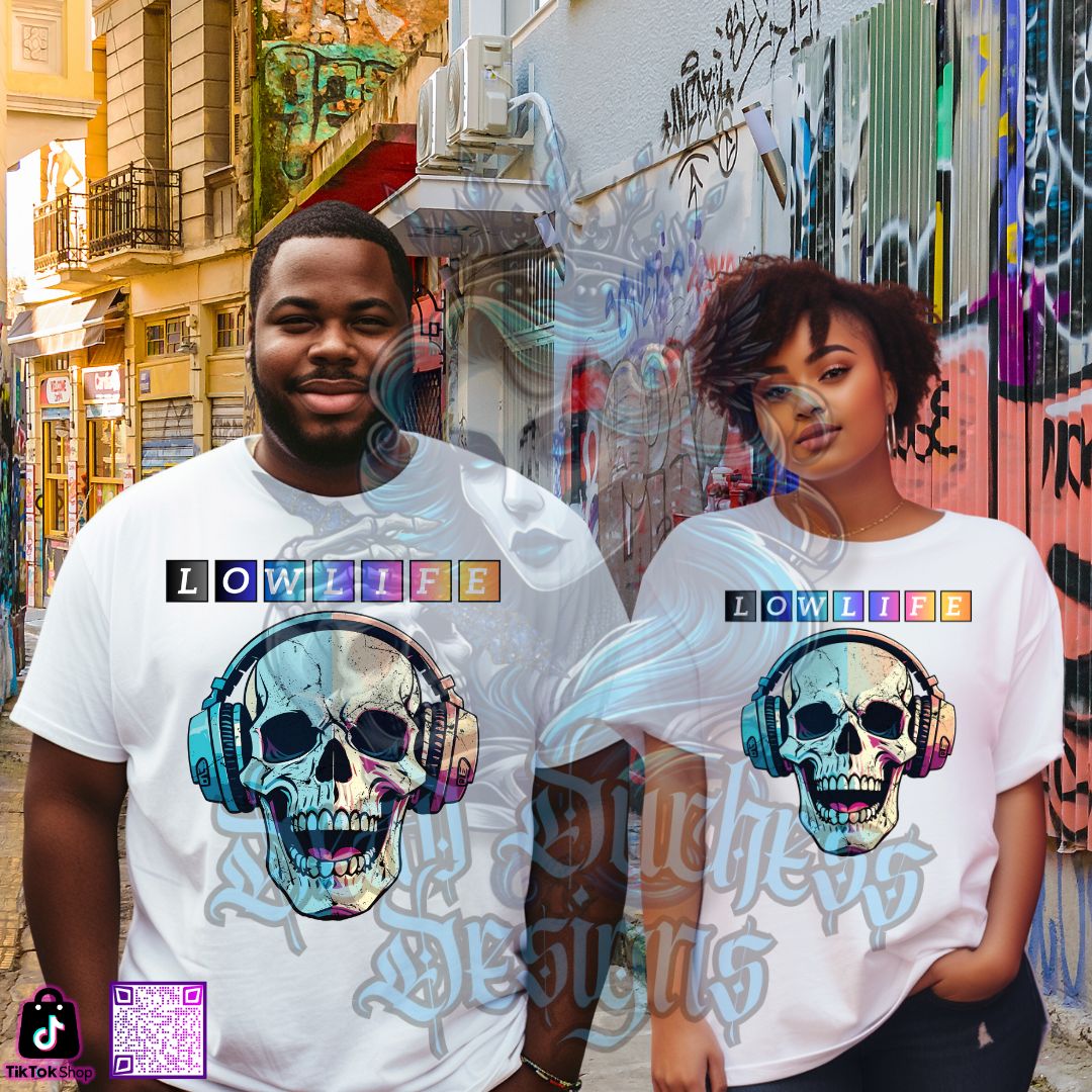 Lowlife Skull T-Shirt