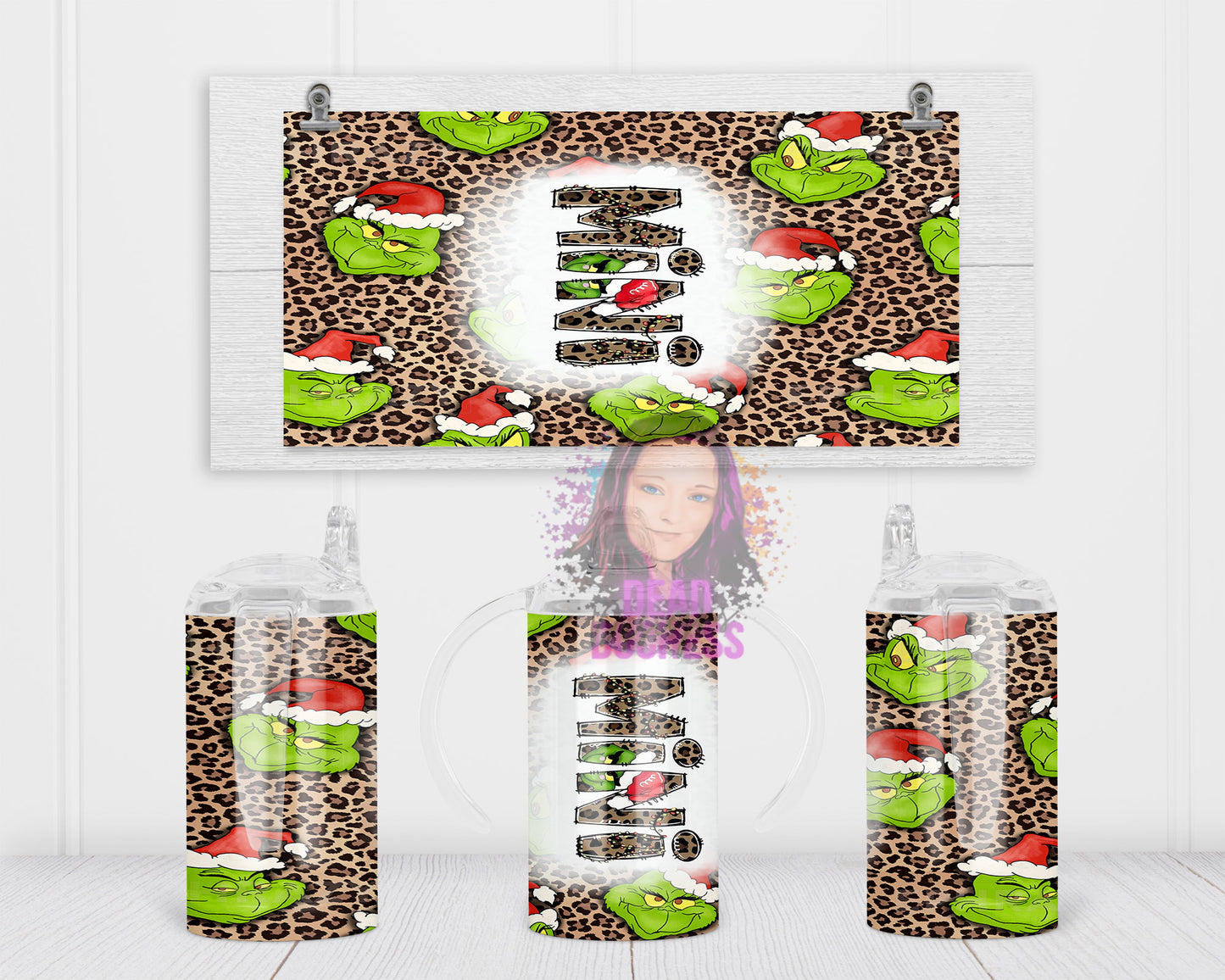 Mama & Mini Grinch Tumbler Set