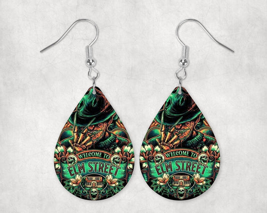 Freddy Krueger Elm Street Earrings