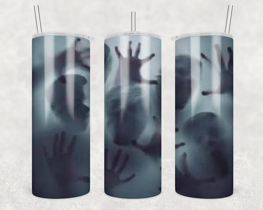 People In Cup Halloween Tumbler