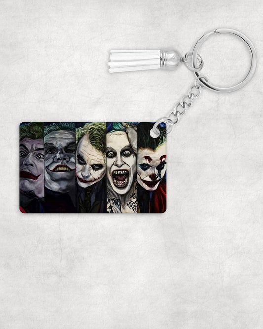 Joker Evolution Halloween Keychain