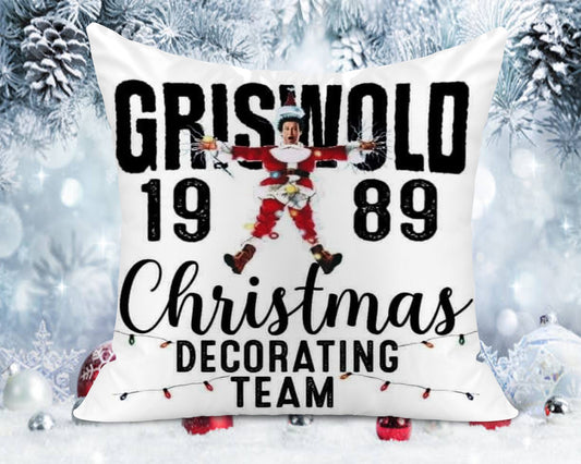 Griswold Decorating Team Pillow Cover