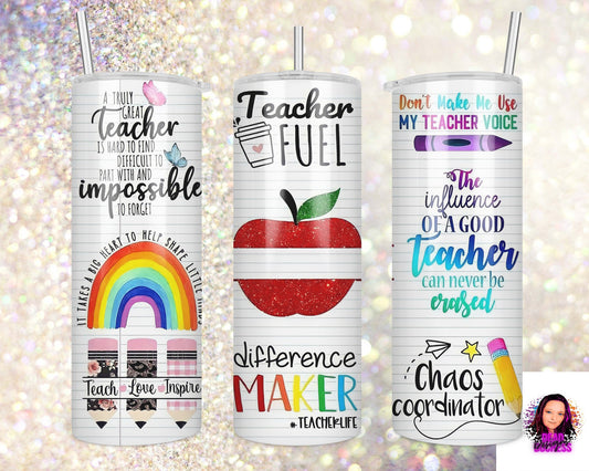 Custom Teacher Tumbler